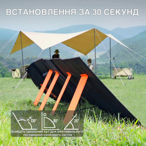 Зарядная станция  Портативная солнечная панель STAMAX 220W  - фото №2